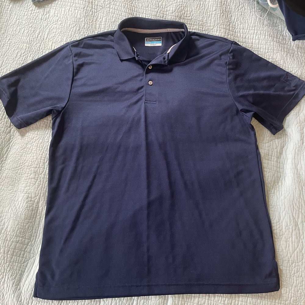 Navy PGA tour polo